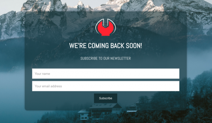 Wordpress Minimal Coming Soon and Maintenance Plugin