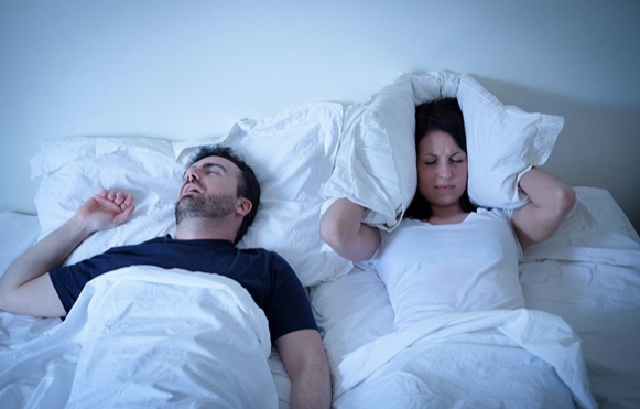 Dealing with snoring spouses