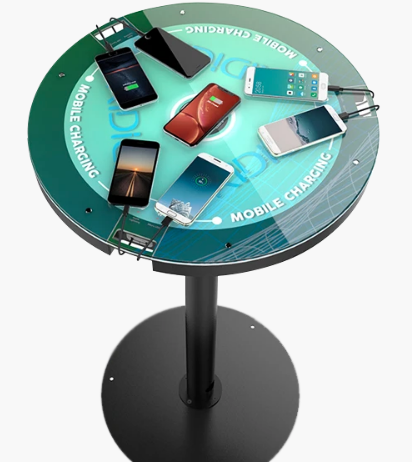 cocktail charging table